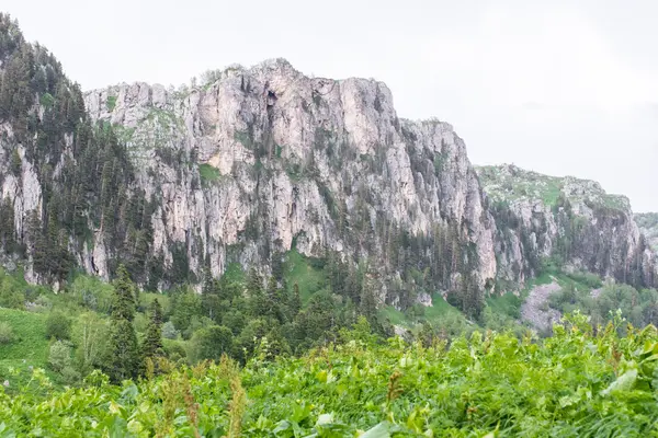 Hermoso paisaje montañoso de la Reserva Natural del Cáucaso —  Fotos de Stock