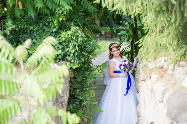 Hermosa novia el día de la boda —  Fotos de Stock