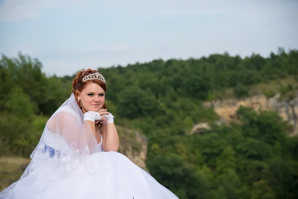 Hermosa novia el día de la boda —  Fotos de Stock