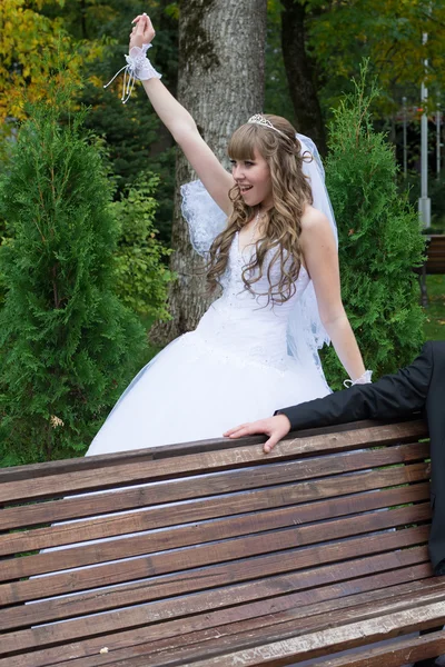 結婚式の日の美しい花嫁 — ストック写真