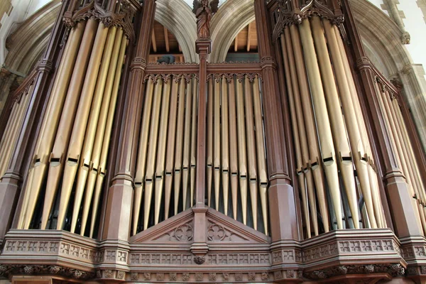 Large Church Organ. — Stock Photo, Image