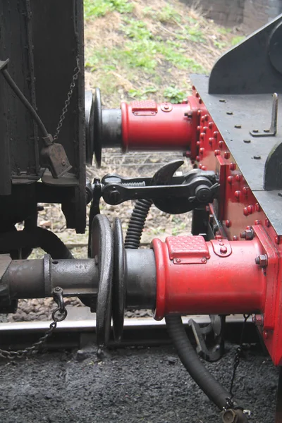 Couplings Buffers Vintage Railway Train — Stock Photo, Image