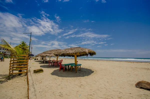 Muisne, Ecuador - March 16, 2016: A coastal town in the southwest of the province of Esmeraldas in northwestern Ecuador — Stock Photo, Image