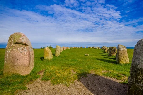 Aleś kamienie w Skane, Szwecja — Zdjęcie stockowe