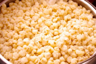 Ekvador, pişmiş maiz tarafında çeşitli yemekleri lezzetli geleneksel yemek