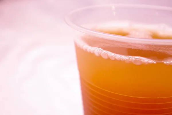 新鲜和最近制成的有机水果汁 — 图库照片