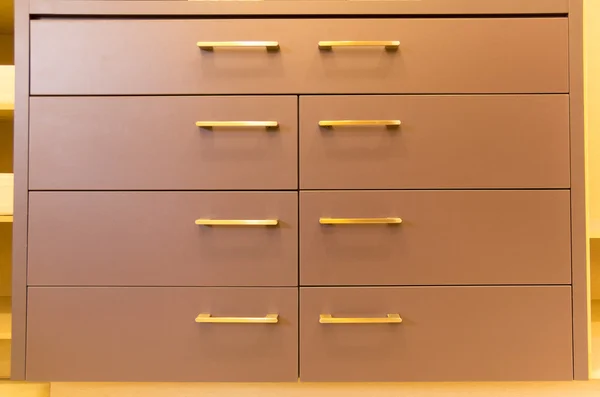 Brown drawers — Stock Photo, Image