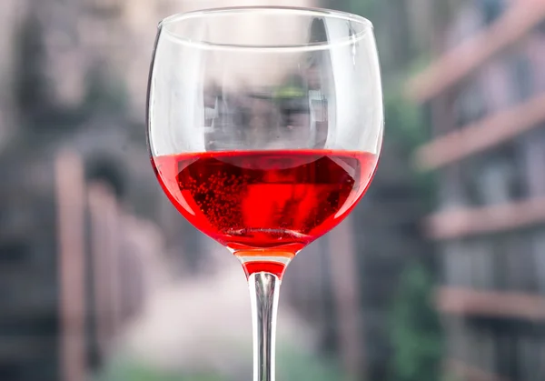 Kırmızı kokteyl cam — Stok fotoğraf