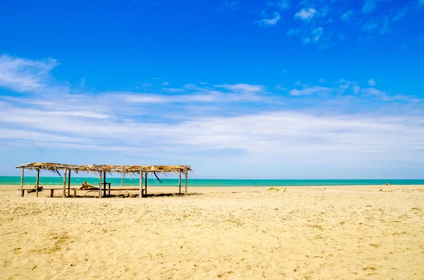 Tropisch strand in de kust van ecuador — Stockfoto