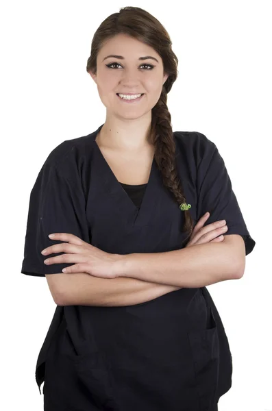 Médecine jeune femme infirmière médecin stagiaire portrait — Photo