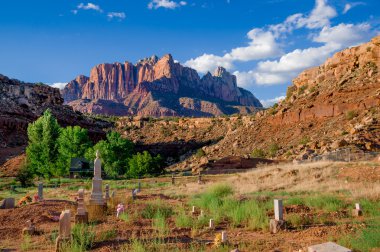 rockville cemetery in zion national park clipart