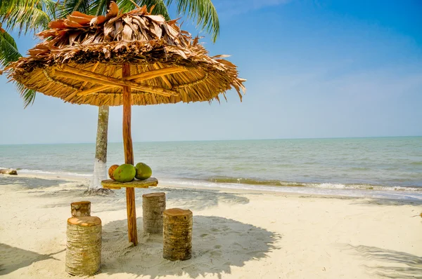 Rifugio vicino alla spiaggia livingston guatemala — Foto Stock