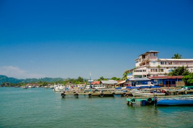 Livingston Guatemala'da dock