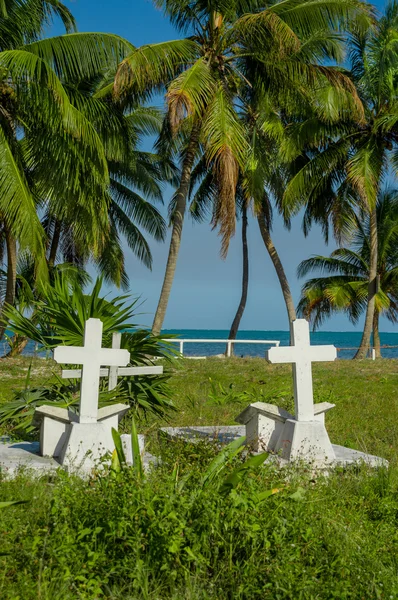 Graveyard in caye caulker belize — Stock Photo, Image