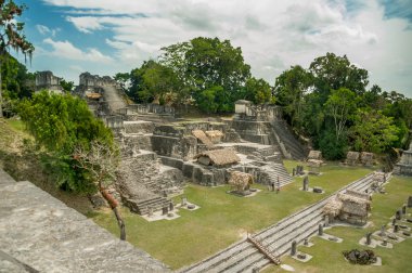 Tikal Guatemala'da mayan ruins