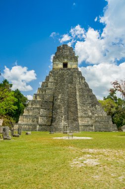 Tikal Guatemala'da mayan ruins