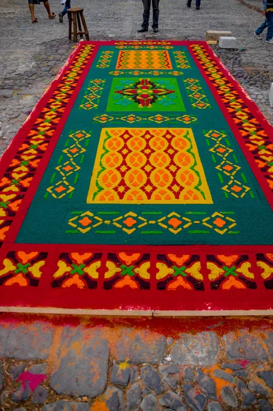 Alfombras de pascua en Guatemala — Foto de Stock