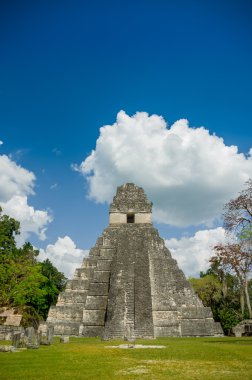 Tikal Guatemala'da mayan ruins