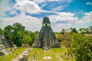 Tikal Guatemala'da mayan ruins