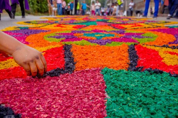 Osterteppiche in Antigua Guatemala — Stockfoto