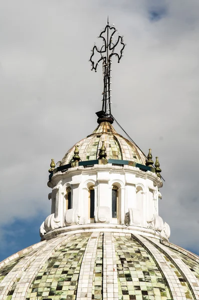 Dome of La Compania church in Quito Ecuador South America — Stock Photo, Image