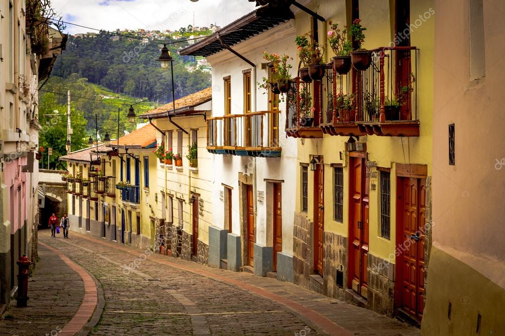 La Ronda Quito Ecuador Sudamerica — Foto de stock © pxhidalgo 58439423