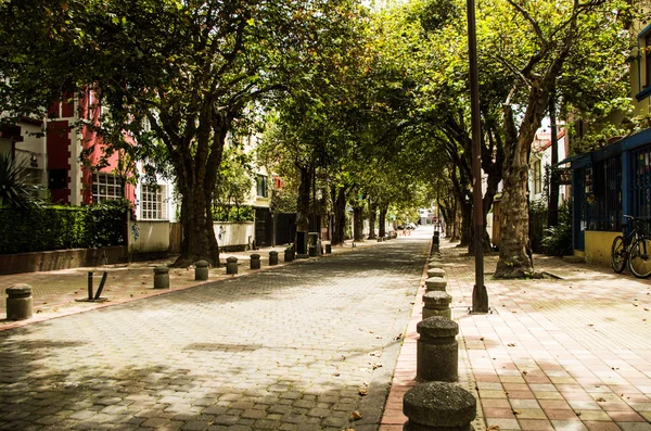 Picturesque street in Quito Ecuador South America — Stock Photo, Image