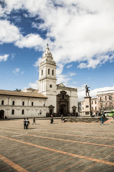 Plaza de Santo Domingo Quito Ecuador zuidamerika — Stockfoto