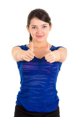 güzel genç esmer latin kız poz