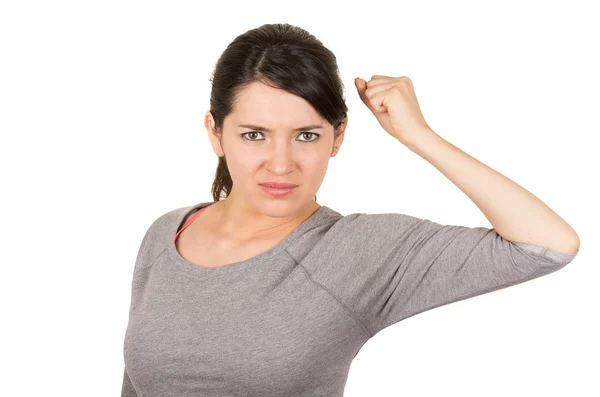 Beautiful young brunette sweet girl posing — Stock Photo, Image