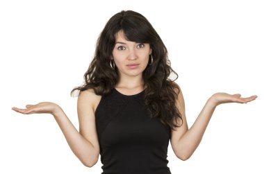 Siyah top avuç içi gidiyor ile güzel genç esmer kadın