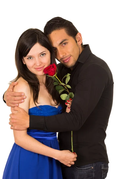 Young attratctive couple in love dating — Stock Photo, Image