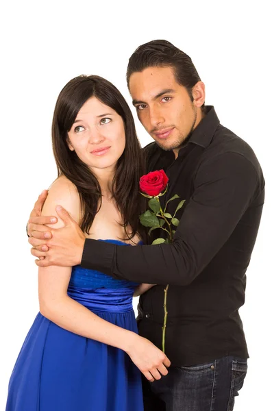 Young attratctive couple dating — Stock Photo, Image