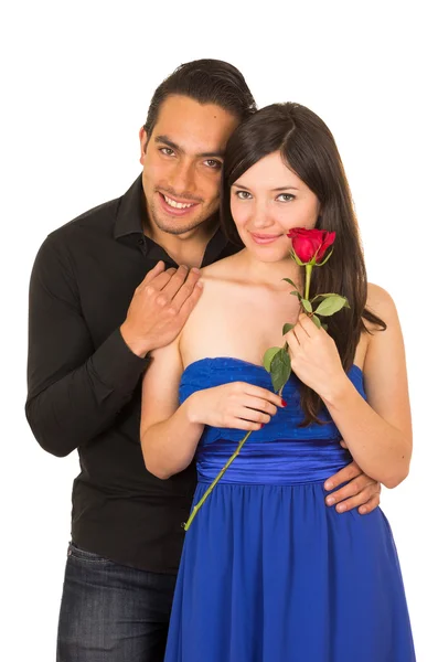 Mladý attratctive pár v lásce Seznamka — Stock fotografie