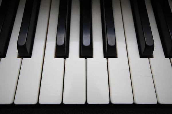 Teclas de piano — Fotografia de Stock