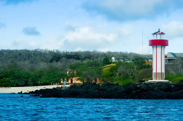 Latarnia morska w san cristobal wyspy galapagos — Zdjęcie stockowe