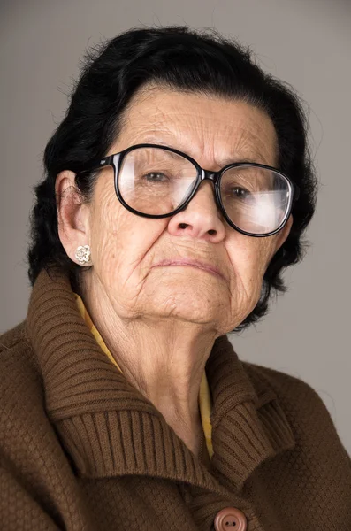 Portrait of sweet loving happy grandmother — Stock Photo, Image