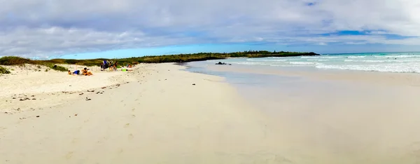 Bela praia pacífica em Santa Cruz Galápagos — Fotografia de Stock