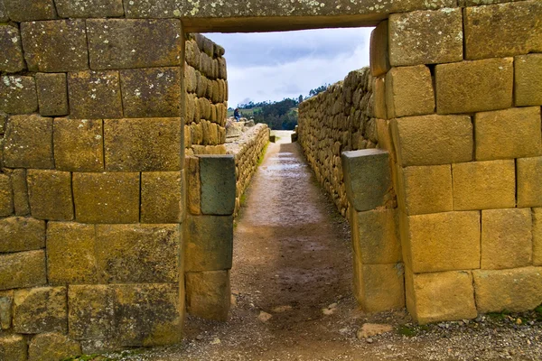 Ingapirca σημαντικό inca ερείπια στο Εκουαδόρ — Φωτογραφία Αρχείου