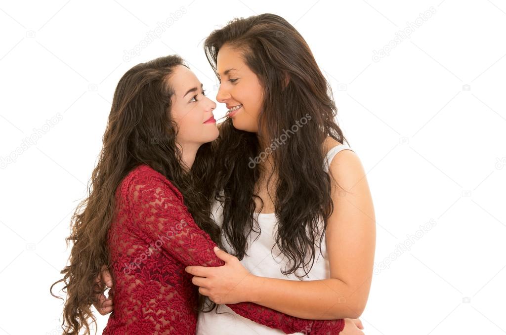 Beautiful lesbian love Cog lick cock