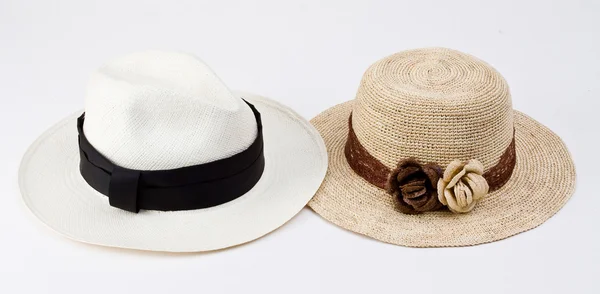 Traditionella panama hattar från Ecuador — Stockfoto