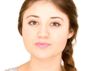 güzel genç İspanyol kadın portresi portre