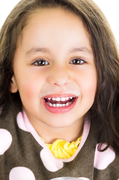 Cute little preschooler girl holding a — Stock Photo, Image