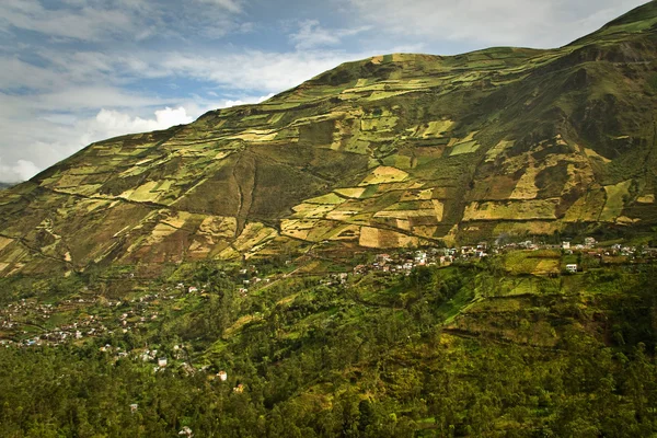 Prachtige Andes stad Canar in Azogues Ecuador — Stockfoto