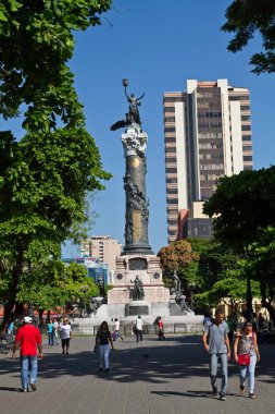 Independence monument column in Guayaquil, Ecuador clipart