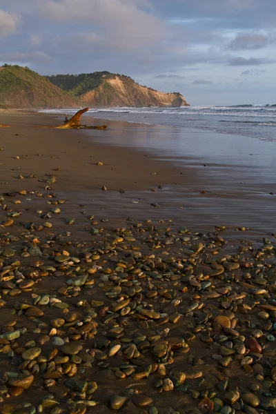 Landschaft des schönen ruhigen Ayampe-Strandes in Ecuador — Stockfoto