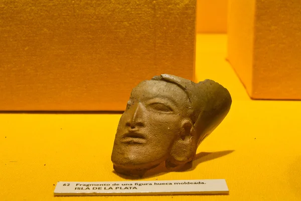 Tentoonstelling van Archeologisch Museum in Manabi, Ecuador — Stockfoto