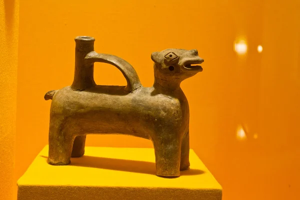 Выставка из Археологического музея в Манаби, Эквадор — стоковое фото