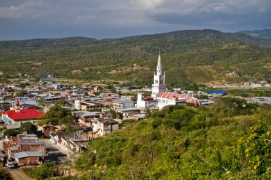 Güzel şehir Montecristi Ekvador sahilleri