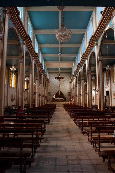 โบสถ์ซานลอเรนโซ จิปปา เมืองชายฝั่งในเอกวาดอร์ — ภาพถ่ายสต็อก